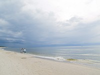 Łeba plaża zachodnia, spacer po wiosennej burzy...